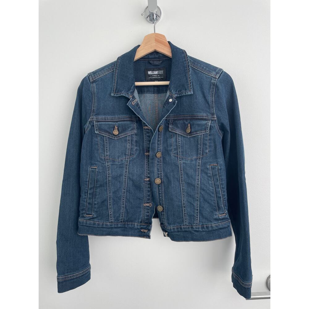 William Rast Denim Jean Jacket, Dark Wash - Junior 
S, like new